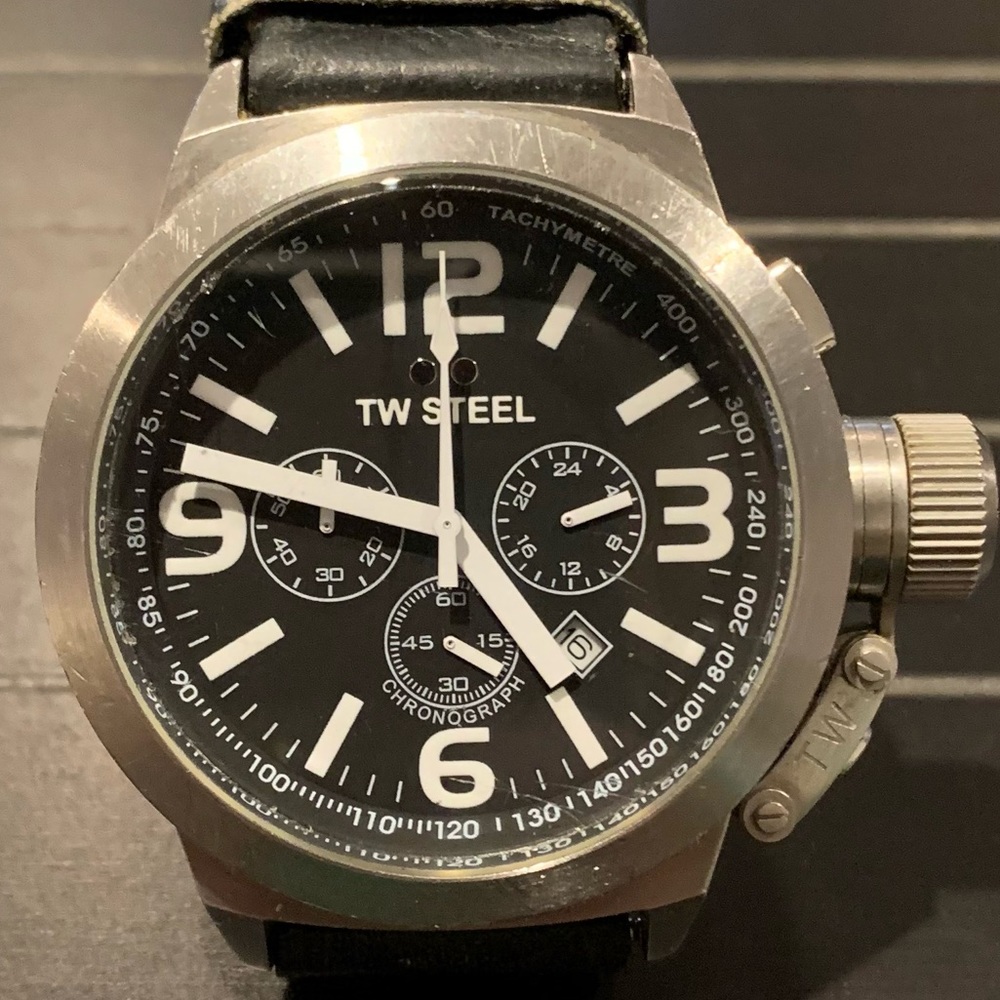 Men’s TW Steel TW6 quartz chronograph watch